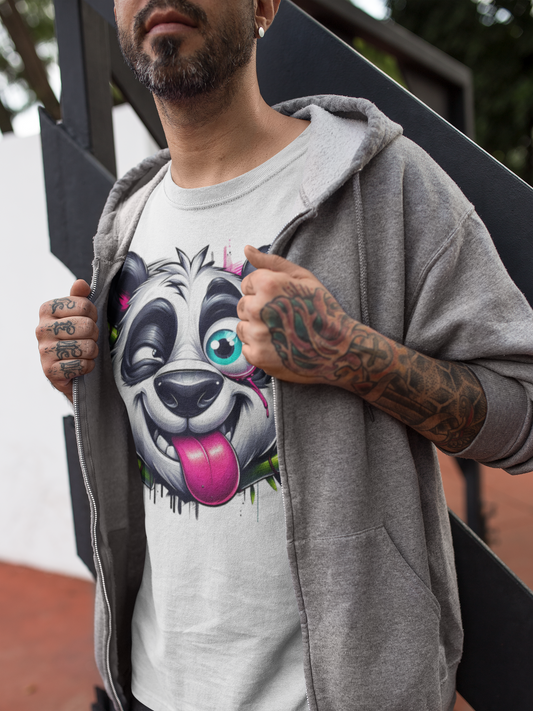 Vibrant Panda Graphic Tee - VYBE Shop