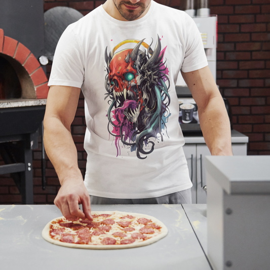 Vibrant Skull Graphic Tee - VYBE Shop