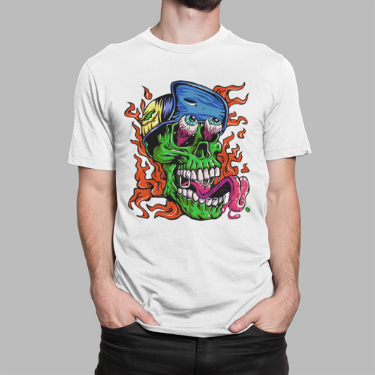 Skull Graphic Tee - VYBE Shop