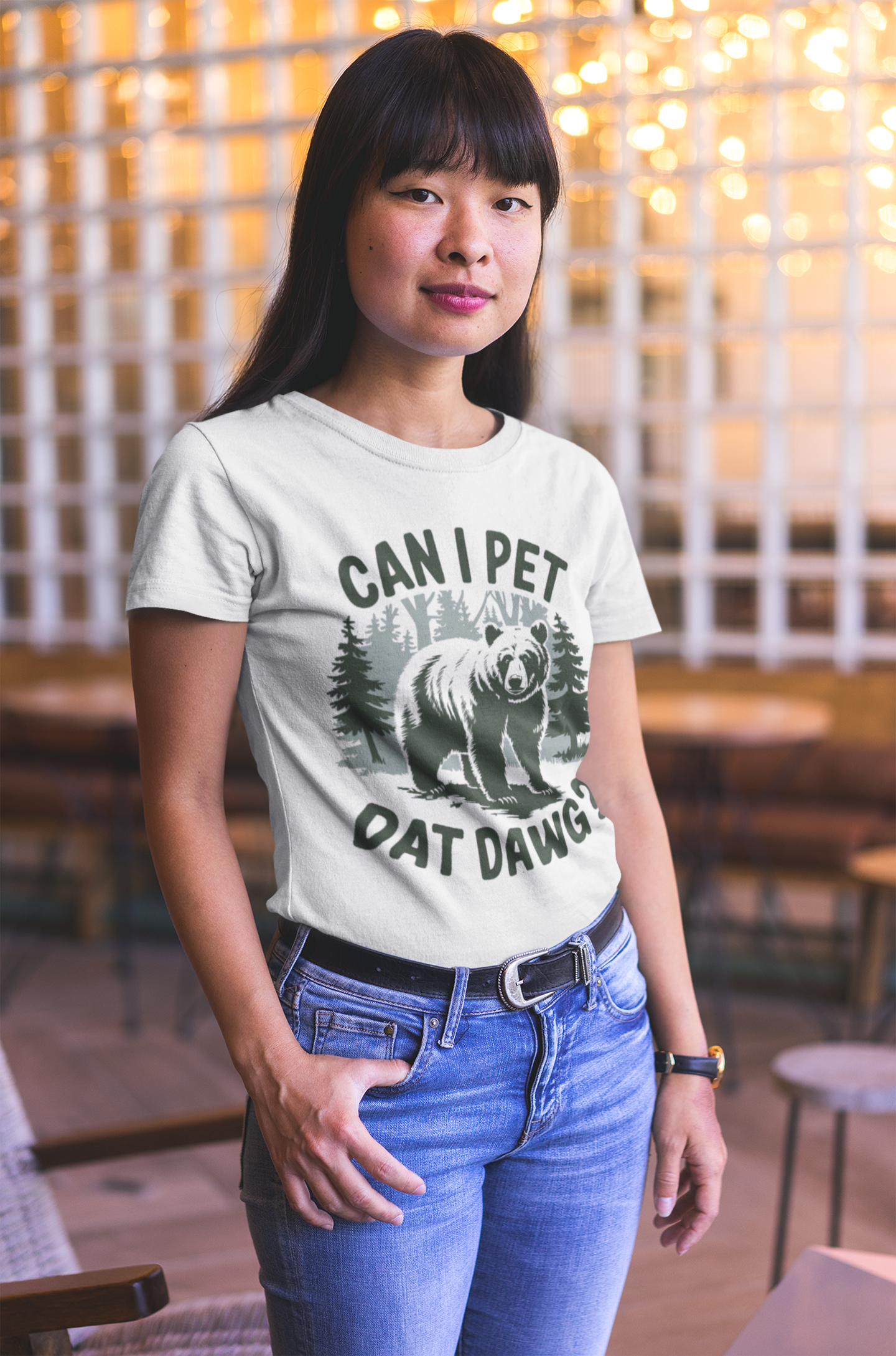 Trendy Can I Pet Dat Dawg? T-Shirt - VYBE Shop