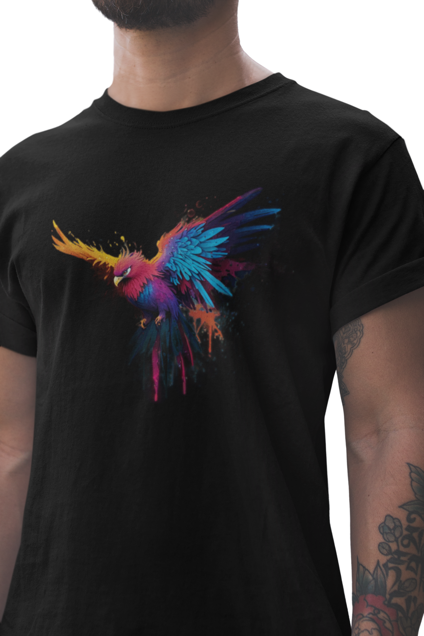 Colorful Parrot T-Shirt - VYBE Shop