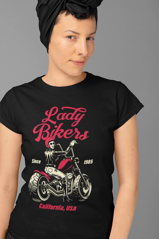 Biker- Lady Bikers T-Shirt - VYBE Shop