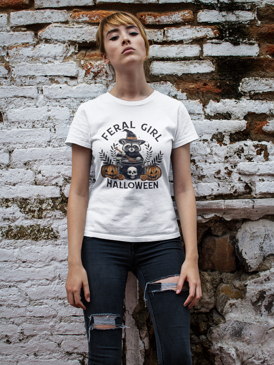Halloween- Feral Girl Halloween T-Shirt - VYBE Shop