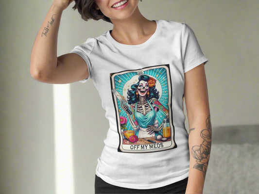 Off My Meds- Tarot T-Shirt - VYBE Shop