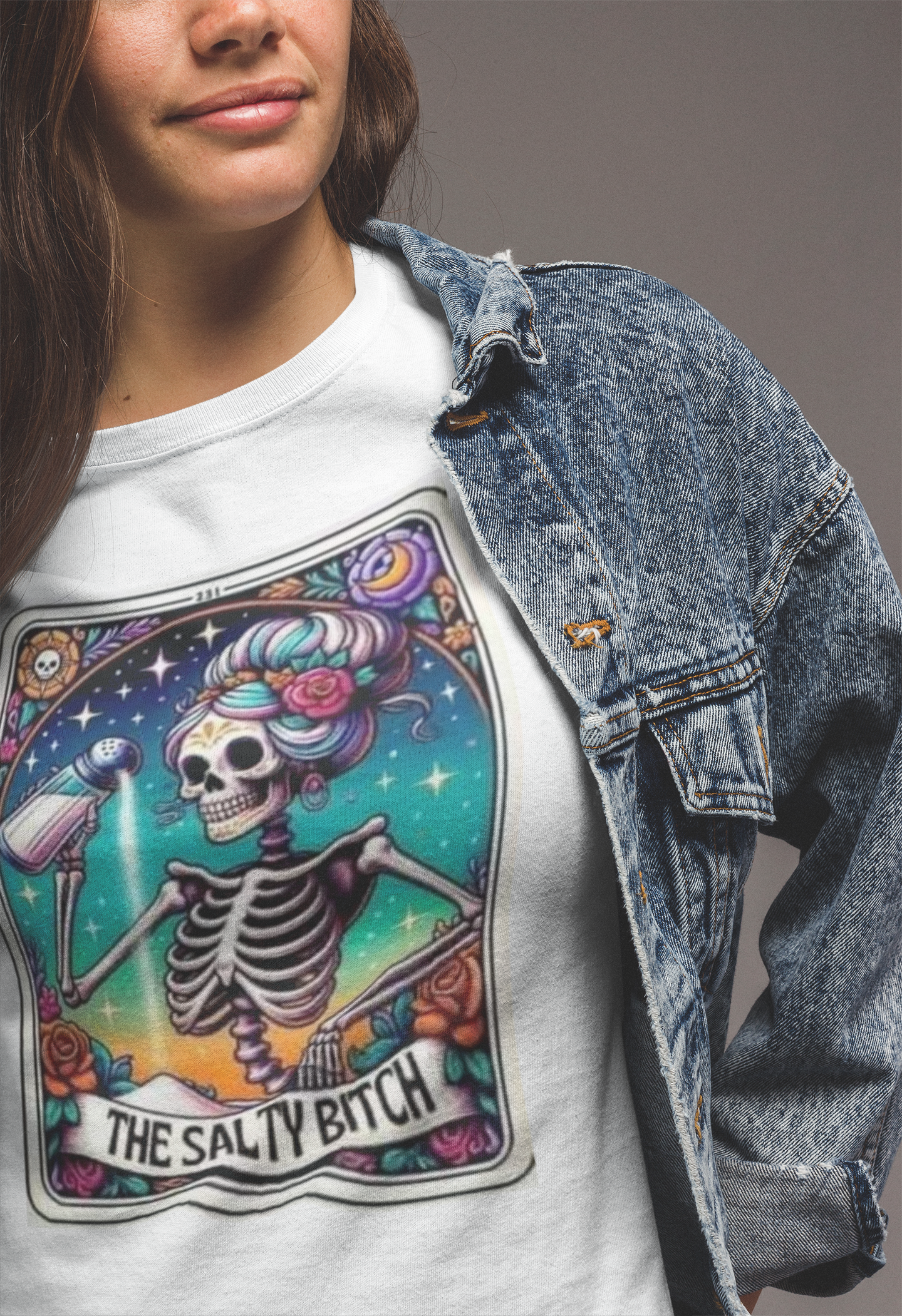 The Salty Bitch- Tarot T-Shirt - VYBE Shop
