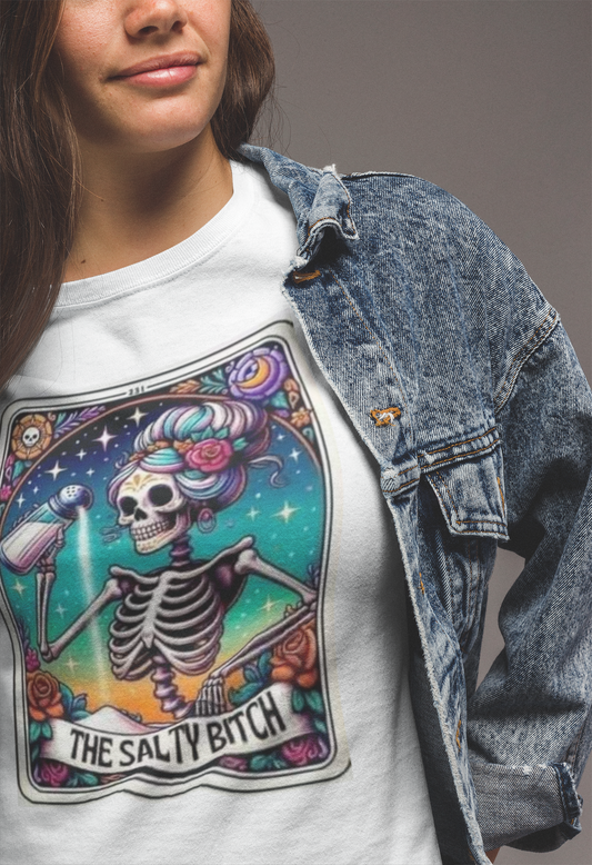 The Salty Bitch- Tarot T-Shirt - VYBE Shop