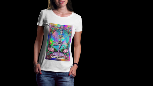 The DGAF Meditator- Tarot T-Shirt - VYBE Shop
