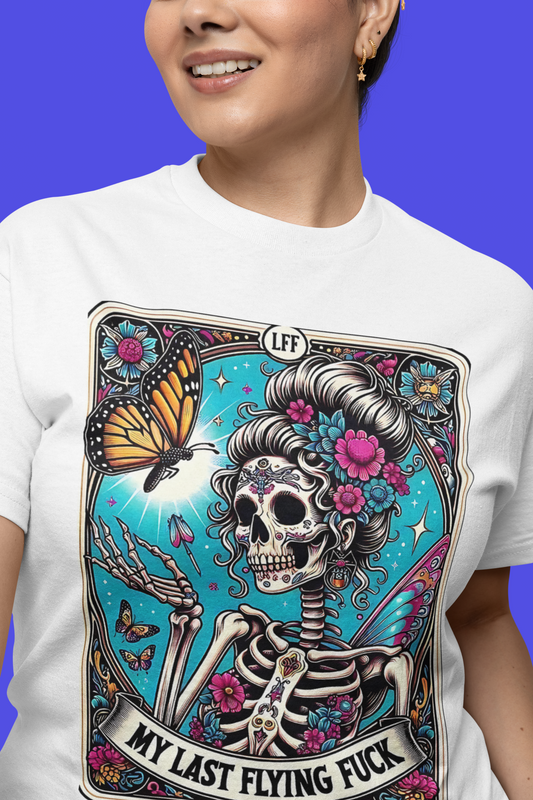 My Last Flying Fuck Tarot Tee - VYBE Shop
