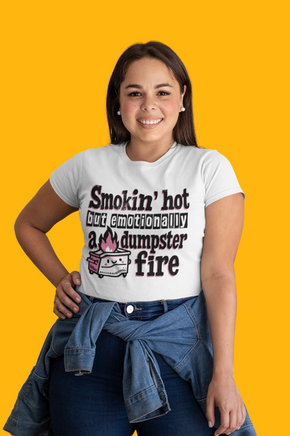 Funny Smokin Hot Dumpster Fire T-Shirt