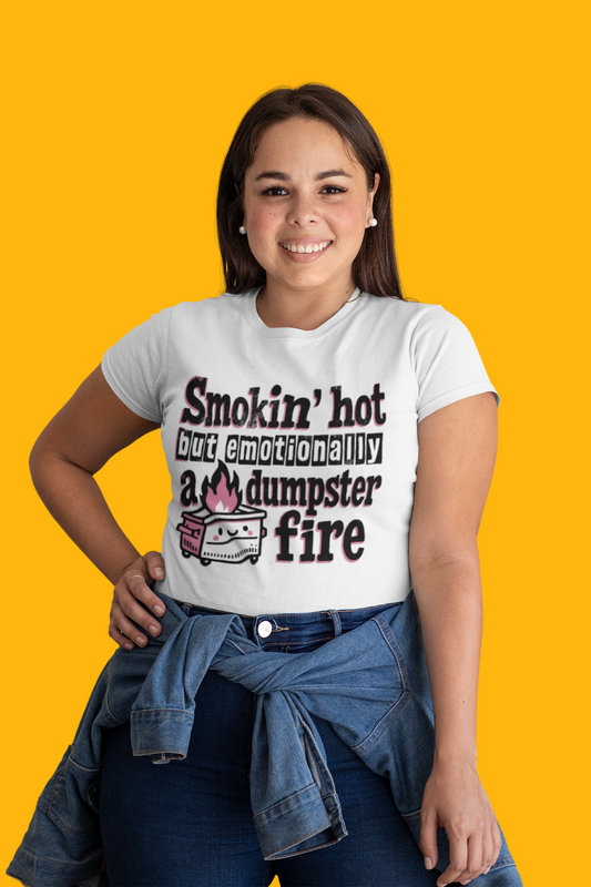 Funny Smokin Hot Dumpster Fire T-Shirt