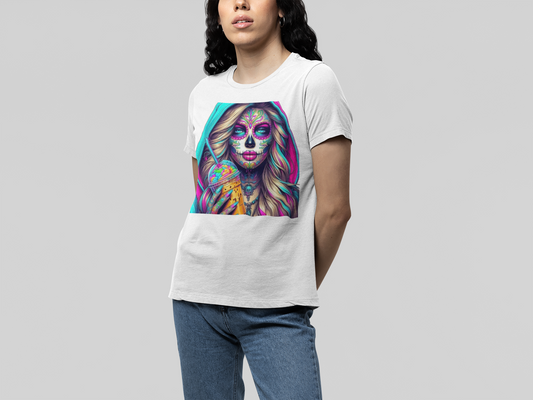 Vibrant Sugar Skull T-Shirt