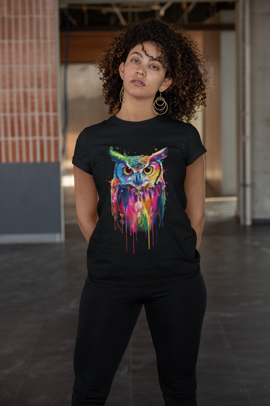 Colorful Owl T-Shirt