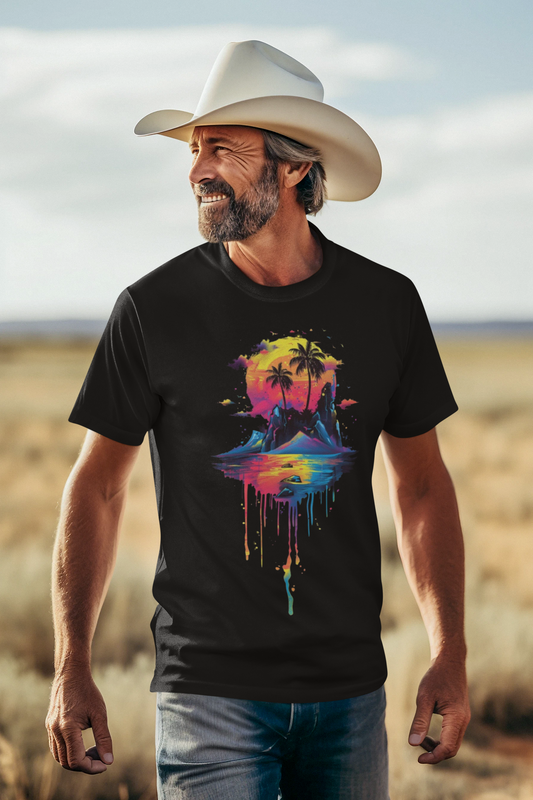 Vibrant Tropical Sunset T-Shirt