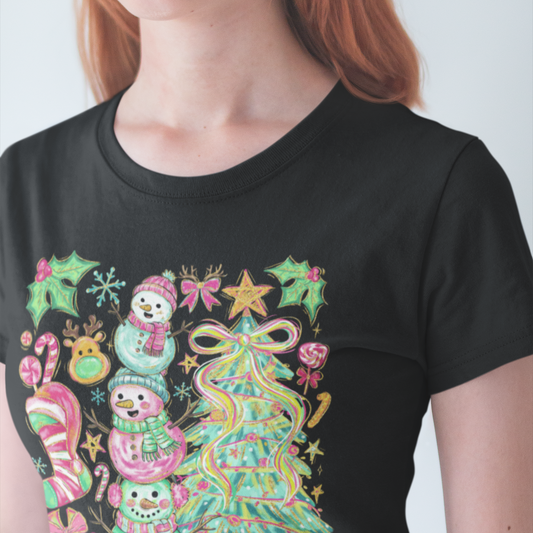 Christmas Holiday T-Shirt for Festive Celebrations - VYBE Shop