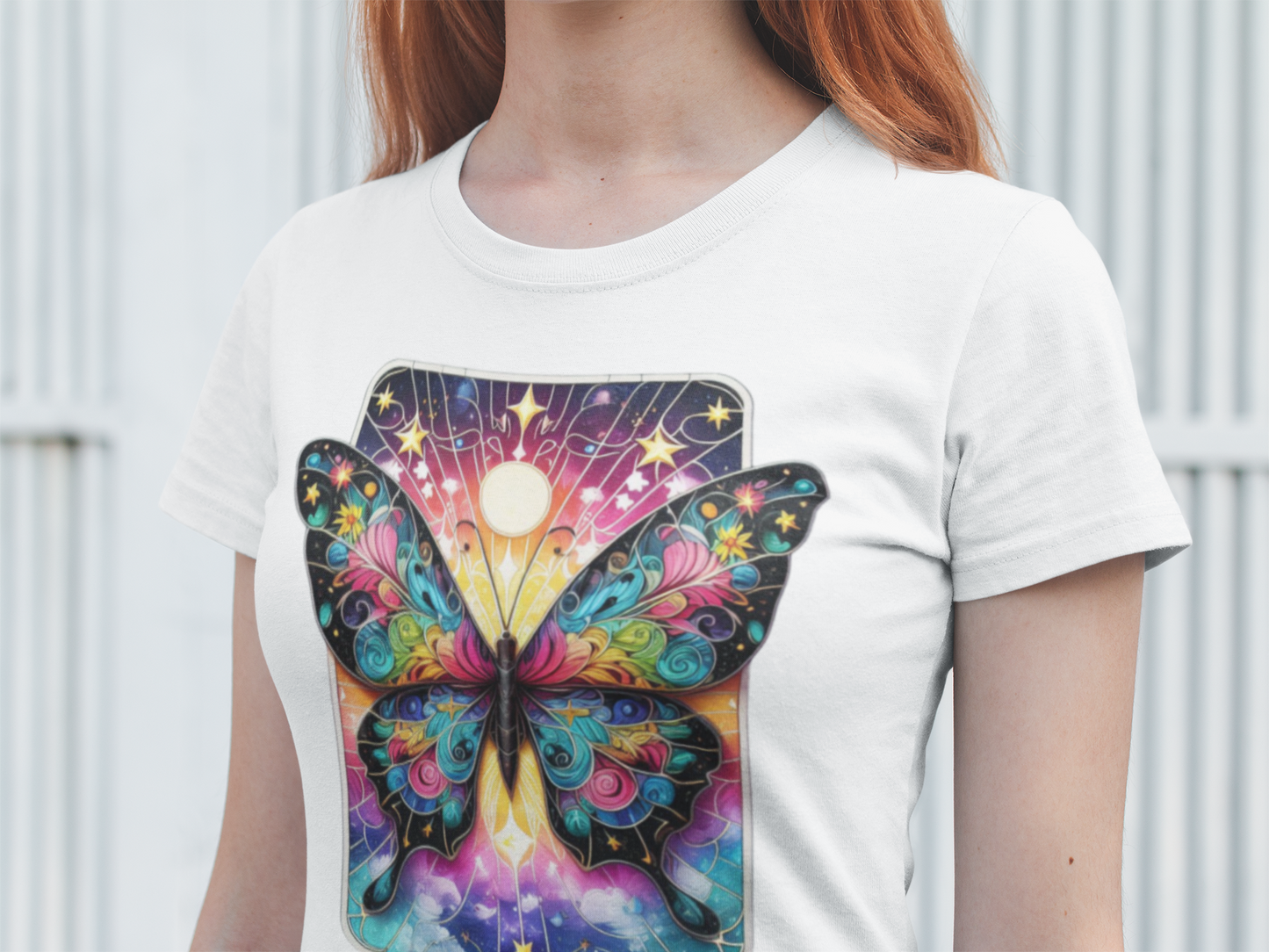 Colorful Butterfly Tarot T-Shirt - VYBE Shop