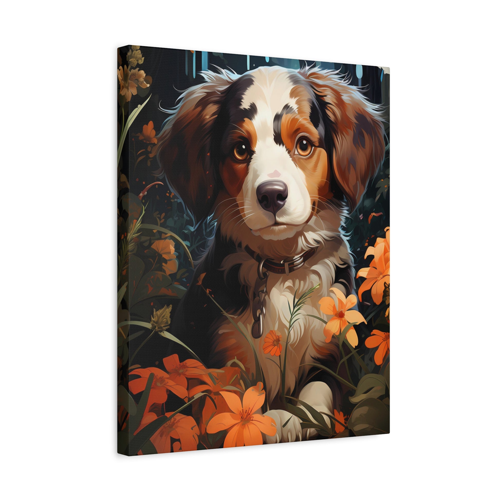 Adorable Puppy Canvas Print, Dog Lover Gift - VYBE Shop