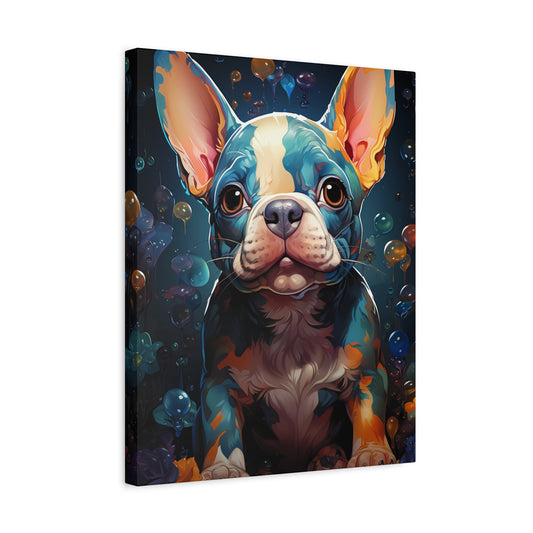 Colorful French Bulldog Art - Unique Wall Art for Dog Lovers - VYBE Shop