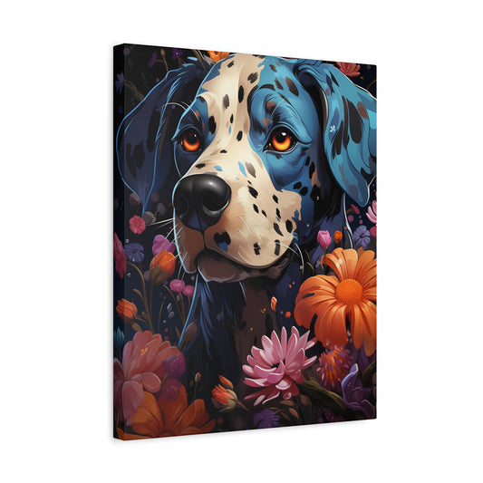 Colorful Dalmatian Dog Canvas Print - Wall Art for Dog Lovers - VYBE Shop