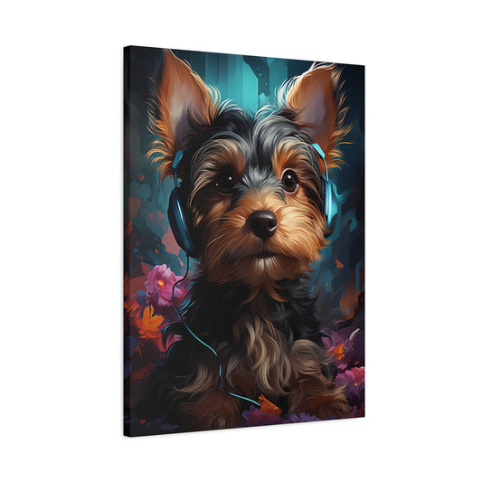 Yorkshire Terrier Wall Art Canvas Print - Perfect Gift for Pet Lovers - VYBE Shop