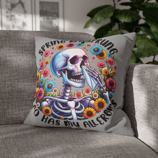 Spring Allergies Pillowcase - Cozy Boho Decor for Allergy Sufferers, Seasonal Home Accent - VYBE Shop