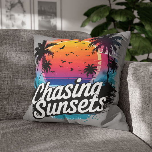 Sunset Vibes Pillowcase - Tropical Decor for Relaxation and Beach House Gifts - VYBE Shop