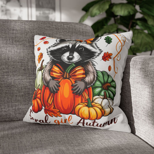 Autumn Raccoon Pillowcase for Cozy Home Decor and Fall Gifts for Animal Lovers - VYBE Shop