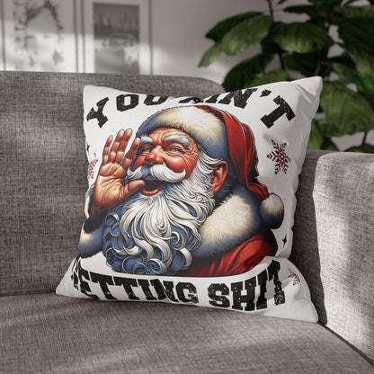 Funny Santa Pillowcase for Holiday Decor, Christmas Gift, Holiday Throw Pillow, Cozy Home Decor, Novelty Pillow - VYBE Shop