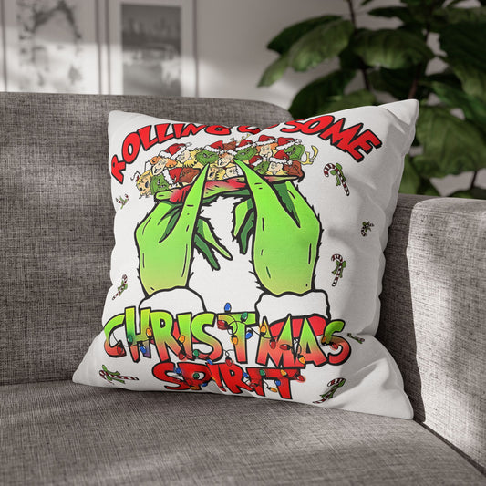 Grinch Christmas Pillowcase - Fun Holiday Decor Throw Pillow Cover for Festive Home Accent and Unique Gift - VYBE Shop