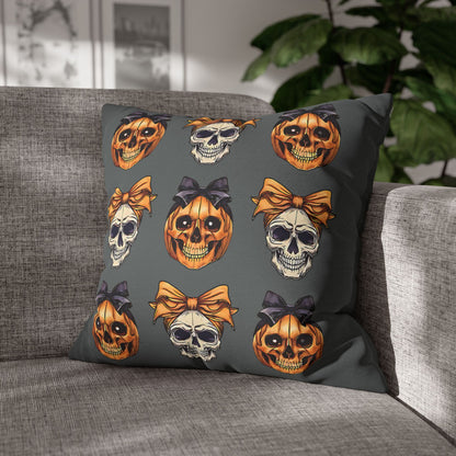 Halloween Skull Decor Pillowcase for Spooky Autumn Decoration and Perfect Gift for Witch Lovers - VYBE Shop
