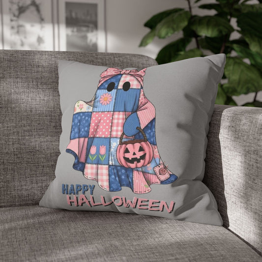 Halloween Ghost Pillowcase - Cozy Seasonal Cushion Cover for Spooky Home Decor and Trick or Treat Gifts - VYBE Shop