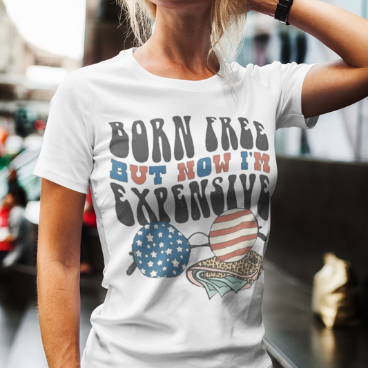 July 4th Born Free Graphic T-Shirt - VYBE