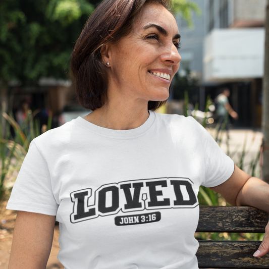 Loved John 3:16 Unisex Softstyle T-Shirt - VYBE