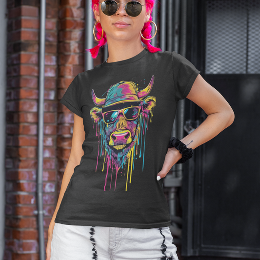 Colorful Cow T-Shirt - VYBE