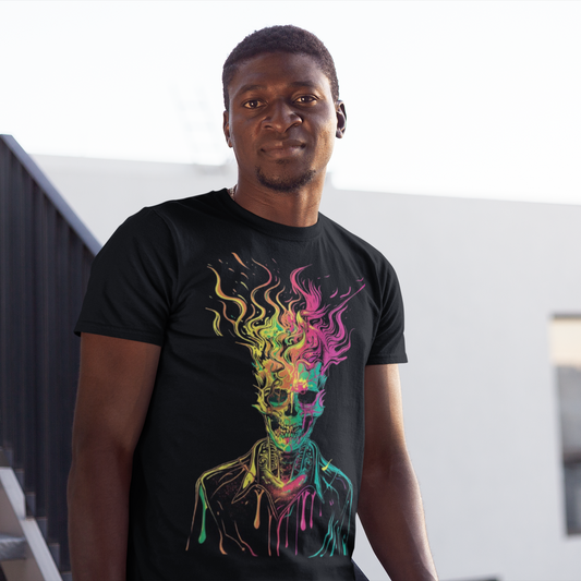 Vibrant Skeleton Tee - VYBE