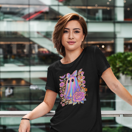 Ghostly Floral T-Shirt - VYBE