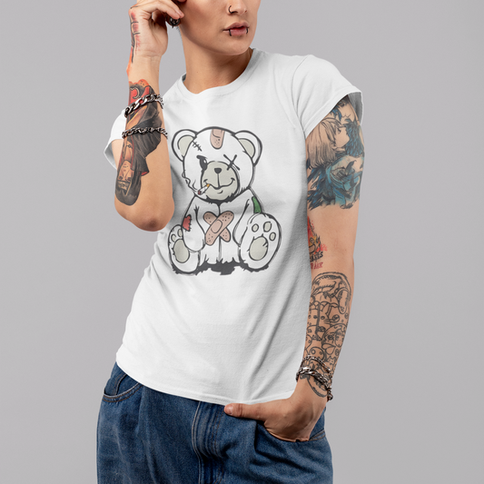 Bandaged Teddy Bear T-Shirt - VYBE