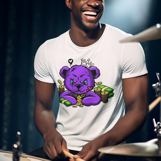 Purple Money Bear T-Shirt - VYBE