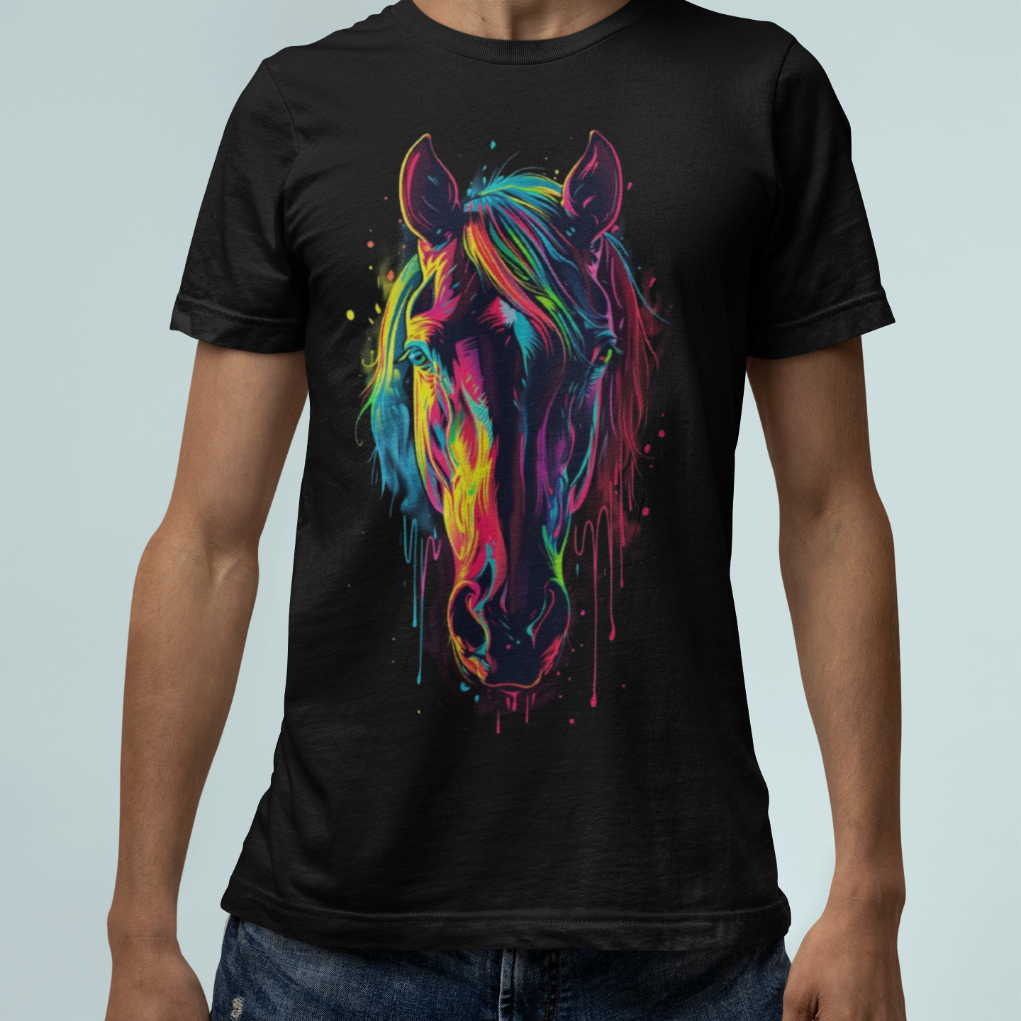 Colorful Horse Art T-Shirt - VYBE