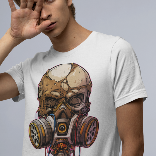 Gas Mask Skull T-Shirt - VYBE