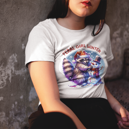 Feral Girl Winter T-Shirt - VYBE