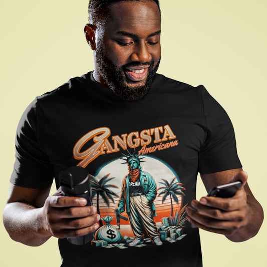 Gangsta Americana T-Shirt - VYBE