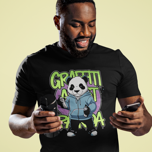 Graffiti Panda T-Shirt - VYBE