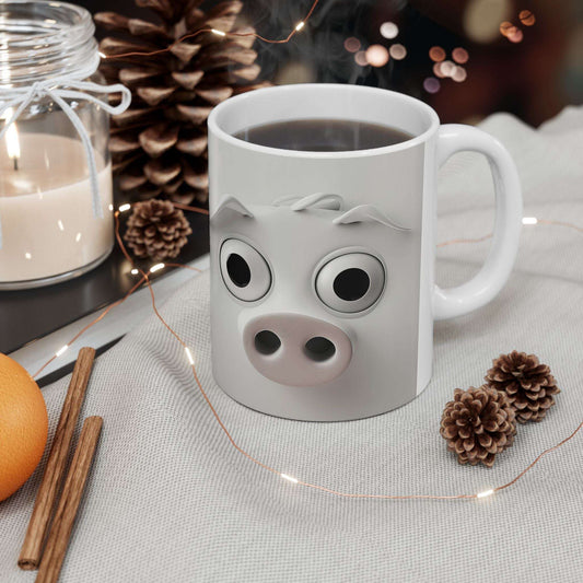Cute Pig Face Mug - VYBE