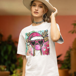 Festive Reindeer T-Shirt - VYBE