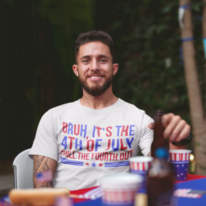 Bruh, It's the 4th of July, Chill the Fourth Out Tee - VYBE