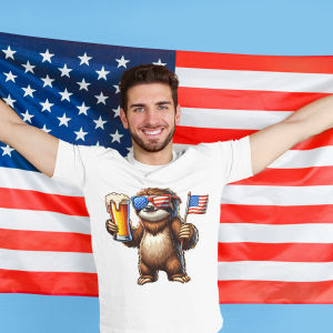 Patriotic Sloth T-Shirt - VYBE