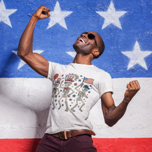 Skeleton Party T-Shirt - VYBE