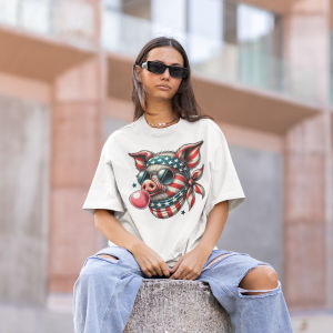 Pig Patriotic T-Shirt - VYBE