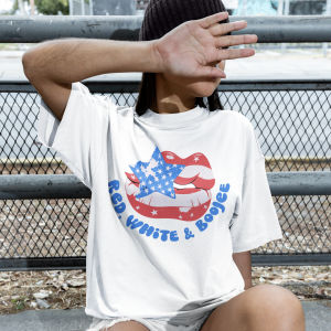 Red, White & Boujee T-Shirt - VYBE