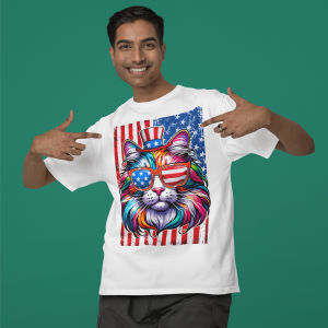 American Cat T-Shirt - VYBE